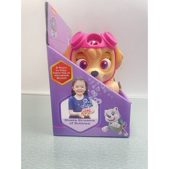 Paw Patrol Blast Off Bubble Blower Skye Nickelodeon Ages 3+ No-Spill - Picture 6 of 11